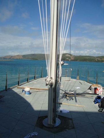 Hamilton Island Yacht Club Flagpole