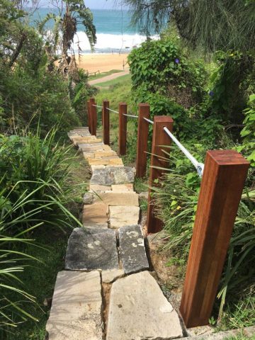 Whale Beach Rope Balustrade