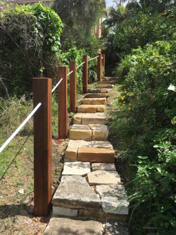 Whale Beach Rope Balustrade