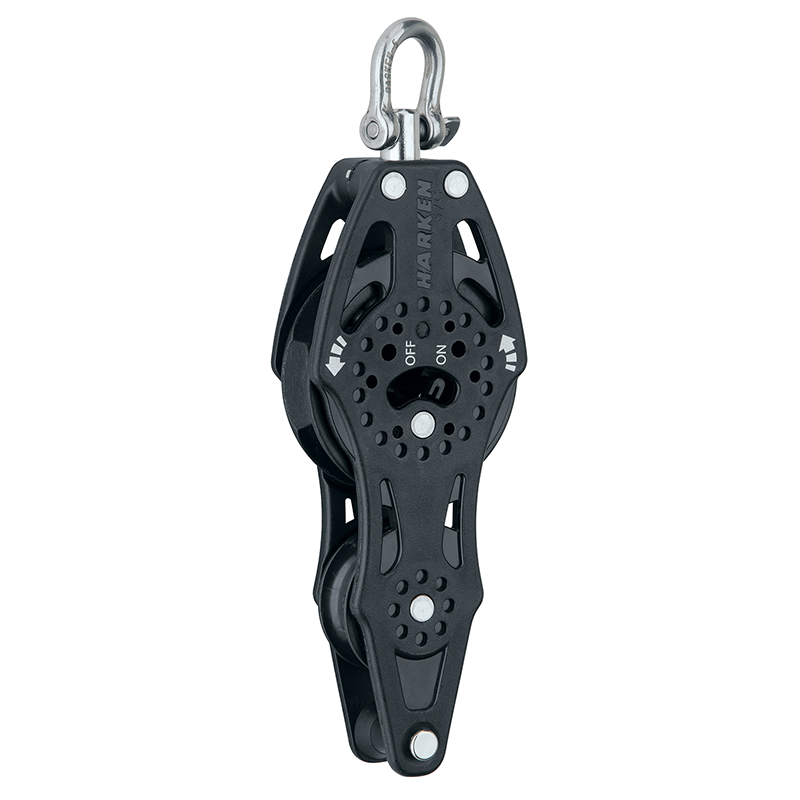 Harken 57mm-75mm Carbo Fiddle Ratchet Becket Blocks