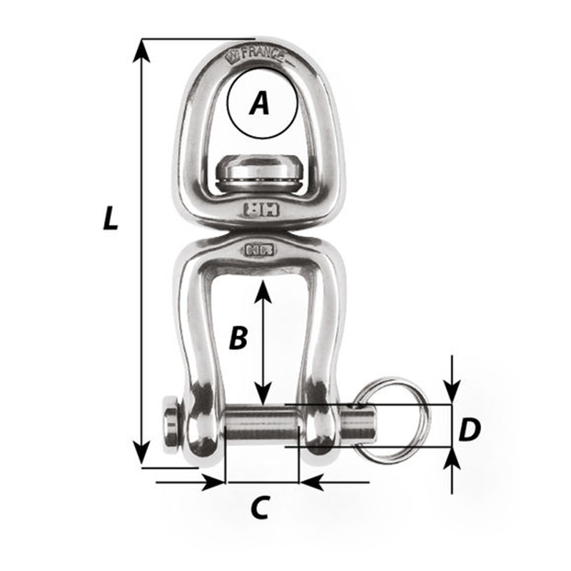Wichard Clevis Pin Swivels - Image 2