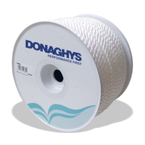 Donaghy’s 3 Strand Silver Rope – 8mm – 32mm x 125m Reels | RiggtechRiggtech