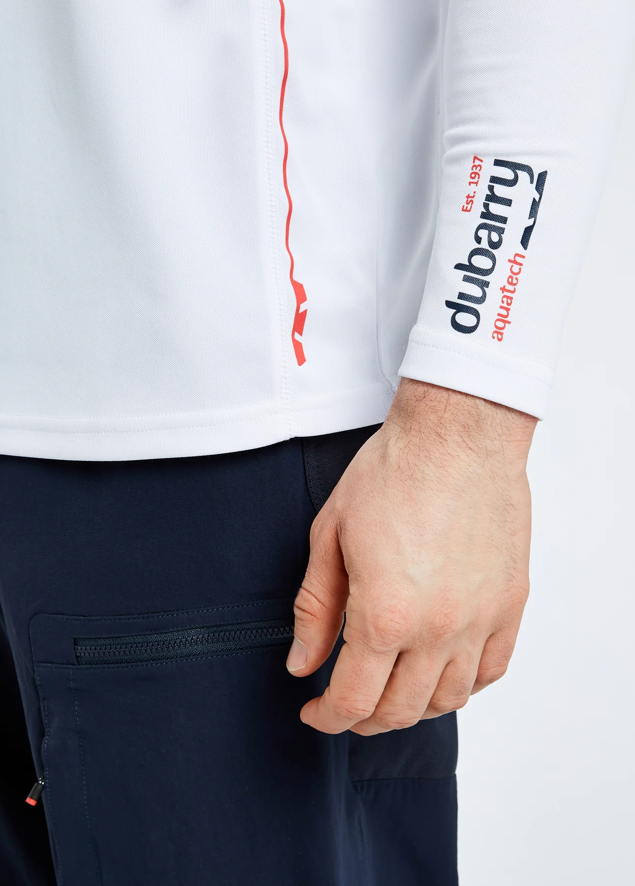 Dubarry Ancona Men's Long-Sleeved Tee - White - Image 3