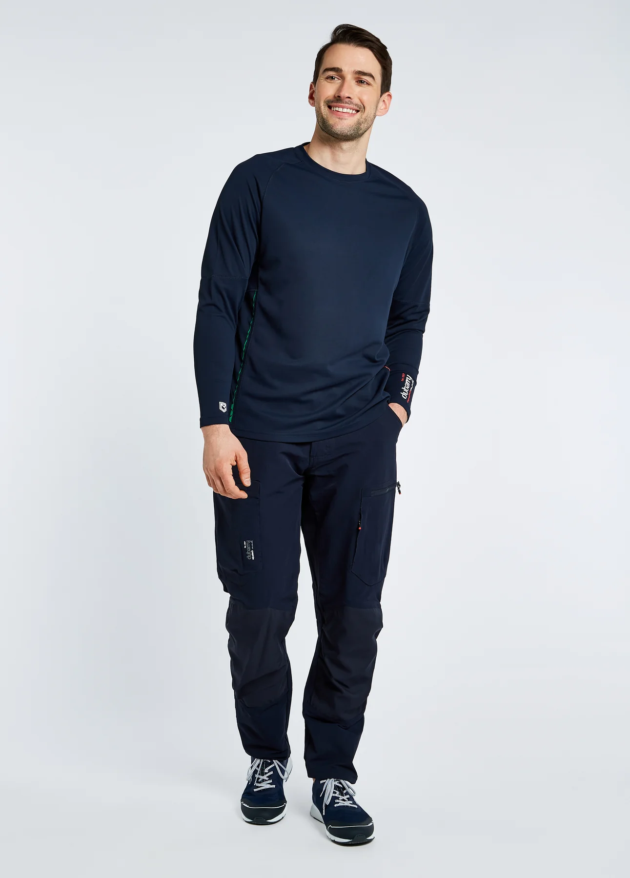 Dubarry Ancona Men's Long-Sleeved Tee - Navy - Image 3