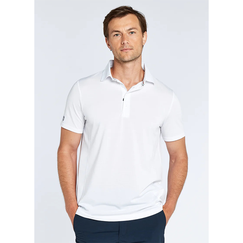 Dubarry Menton Men's Technical Polo - White