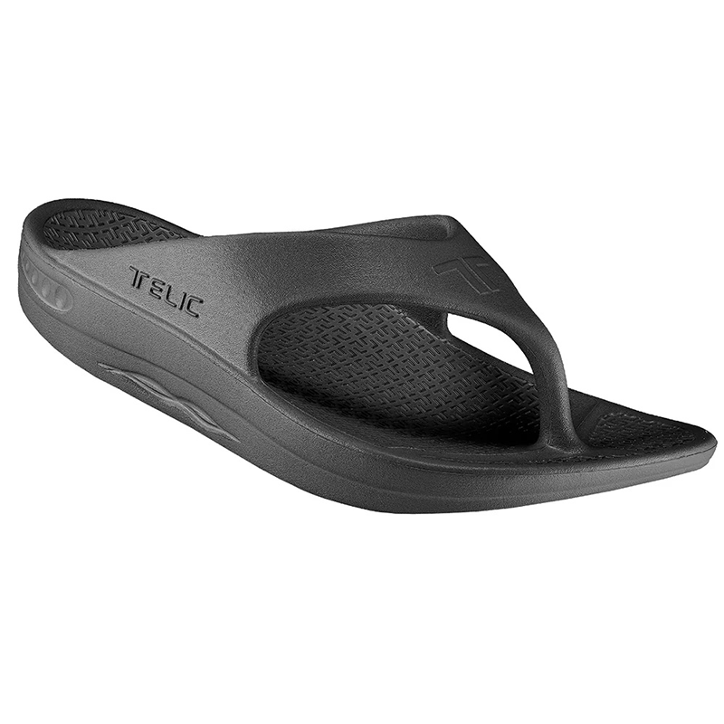 Telic Energy Arch Support Thongs - Midnight Black