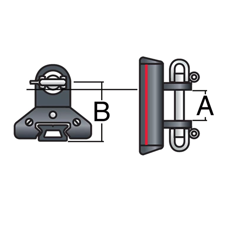 Harken Spinnaker Pole Cars (Toggle and Bell) - Image 2