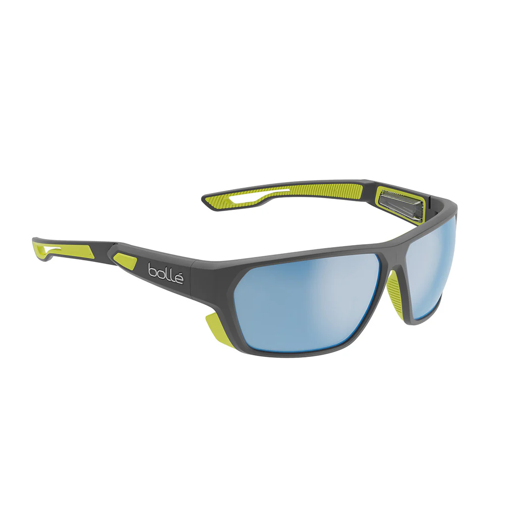 Bolle Airfin Grey Acid Matte - Sky Blue Polarised Cat 3 - Image 4