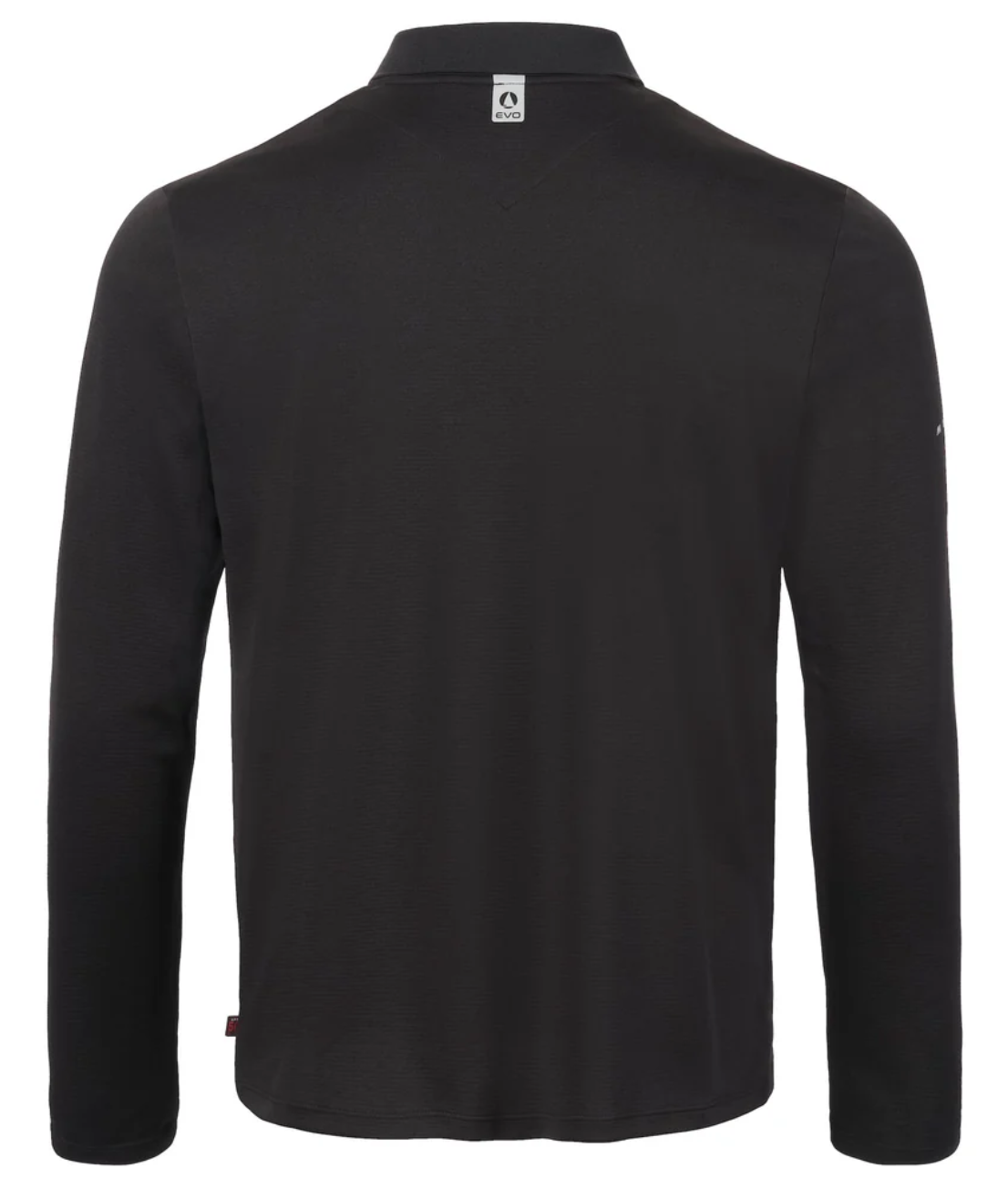 Musto Men's Black Evo Crew Long Sleeve Polo - Image 2