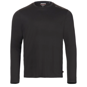 Musto Men's Black Evo Crew Sunblock Long Sleeve T-Shirt