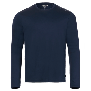 Musto Men's Navy Evo Crew Sunblock Long Sleeve T-Shirt