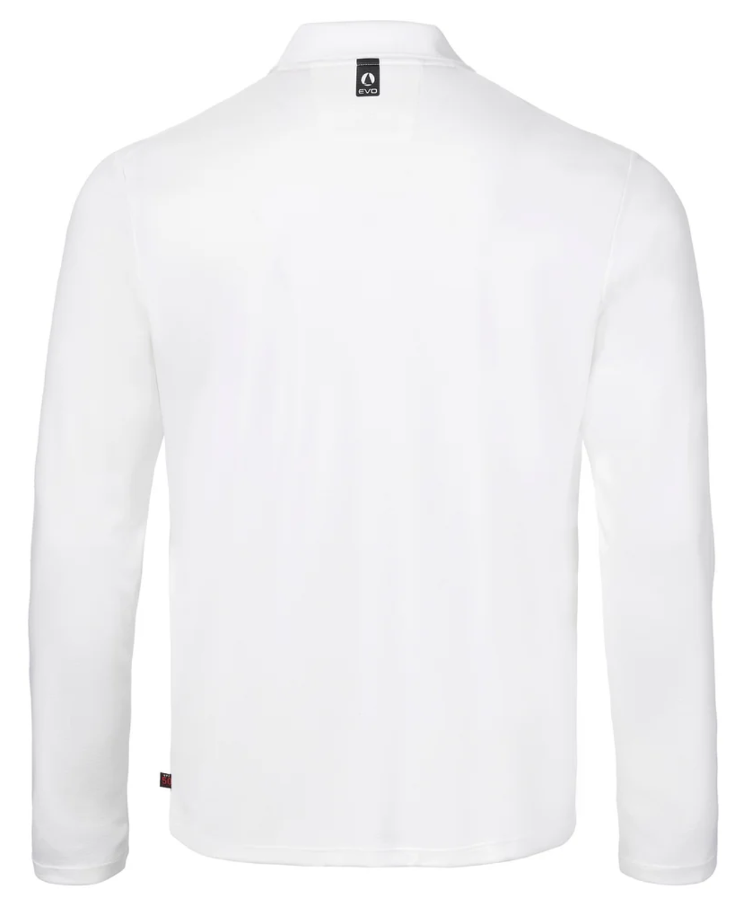 Musto Men's White Evo Crew Long Sleeve Polo - Image 2