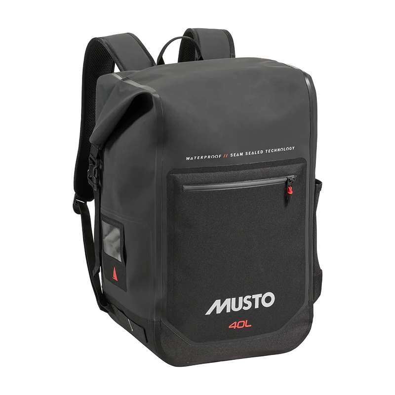 Musto 40L Waterproof Black Backpack